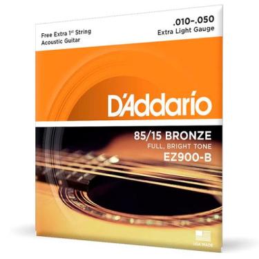 Imagem de Encordoamento Para Violão Aço D'ddario EZ-900 - D'ADDARIO