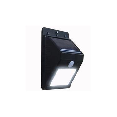 Imagem de Luminaria Solar Jardim Parede 20 Led Sensor Movimento - Solar Parede