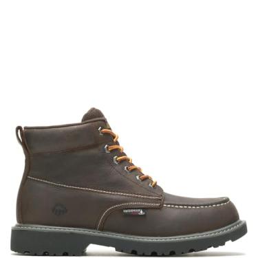 Imagem de Wolverine Men's Floorhand Moc Toe Waterproof 6in Construction Boot, Dark Coffee, 9