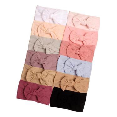 Imagem de Laço De Cabelo Bebê Roupa Infantil Turbante Faixinha Acessórios para M