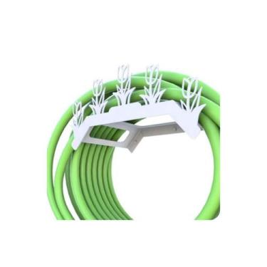 Imagem de Suporte Enrolador De Mangueira De Jardim Tulipa Branco - Unidas