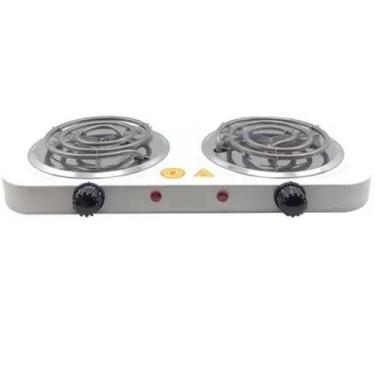 Imagem de Fogao Fogareiro 2 Boca Camping  2000w Portatil Voltagem:127V - ELITE 