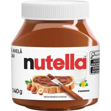Imagem de Creme Ferrero Nutella Avelã com Cacau Pote com 140g, 140g, 1