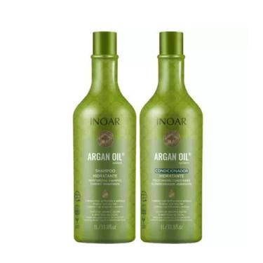 Imagem de 3 Kits Shampoo E Condicionador Argan Oil 1litro - Inoar