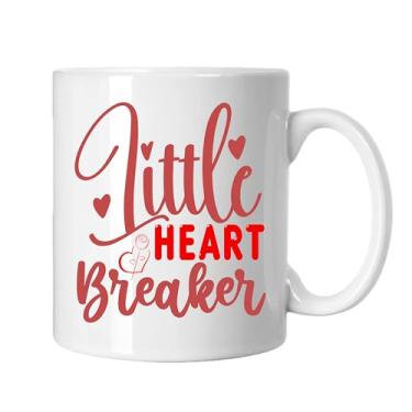 Imagem de SpreadPassion Caneca de café Little Beart Breaker, presente para namorado e namorada, ideia de presente de dia dos namorados, presente para marido e esposa, ideia de presente de aniversário do dia dos