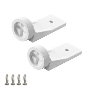 Imagem de Dicsley 2002244008 Placa de dobradiça de porta de freezer para freezers de geladeira bidirecional e 3 vias