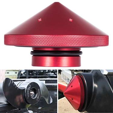 Imagem de Eliminator Trolling Motor Prop Nut Billet de alumínio personalizado para modelos MinnKota 80, 101 e 50.8 kg (GFEL-MK-BK-DP).