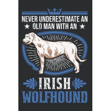 Imagem de Irischer Wolfshund Tagesplaner: Irischer Wolfshund Alter Mann Irish Wolfhound/Kalender 2022 / Wochenplaner Tagesplaner Planer/Planungsbuch To-Do-Liste / 6x9 Zoll / 100 ausfüllbare Seiten