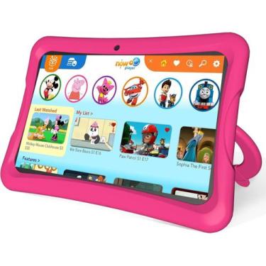 Imagem de Tablet infantil NOBKLEN Android 13 de 10 polegadas 4 GB de RAM 64 GB W