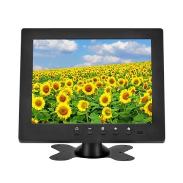 Imagem de Qcvoruno Monitor De 8 Polegadas, Resolução De 1024 * 768, Alto-Falantes Duplos Integrados, Monitor Lcd Portátil Com Hd/Vga/Bnc/Av/Usb Para Cctv Dvd Dslr Vcd Tv Box