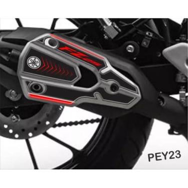 Imagem de Adesivo Protetor  De Escapamento Resinado Yamaha Fz 25 Pey23 - Resitan