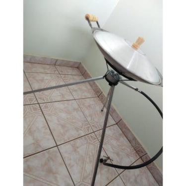 Imagem de Kit Tacho Disco de Arado 40cm 4mm Em Aço Carbono Com Borda e Tampa de 