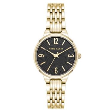 Imagem de Anne Klein Relógio de pulseira feminino, Dourado