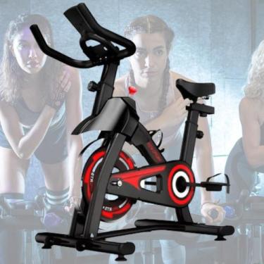 Imagem de Bicicleta Ergométrica Spinning Ajustável  Vertical Treino em Casa Acad