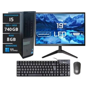 Imagem de Computador Completo Dell I5 3º Ssd 240gb Hdd 500gb C Usb Bluetooth