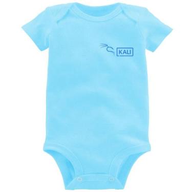 Imagem de Body Bebê Kali Linux - Foca na Moda, Azul bebê, G