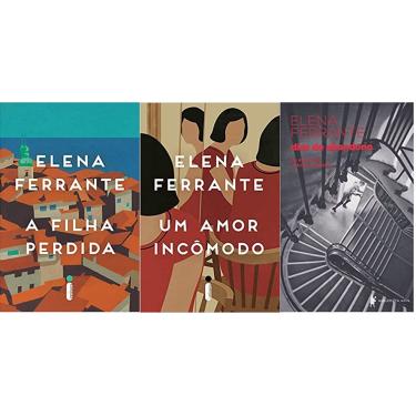 Imagem de Kit 3 livros elena ferrante A Filha Perdida + Um Amor Incômodo + Dias de abandono