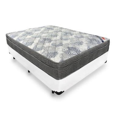 Imagem de Cama Box Viúva + Colchão De Molas Ensacadas - Ortobom - iso SuperPocket 128x188x60cm Branco