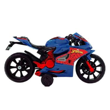 Imagem de Brinquedo Moto à Fricção Infantil Homem-Aranha Webcycle - Candide