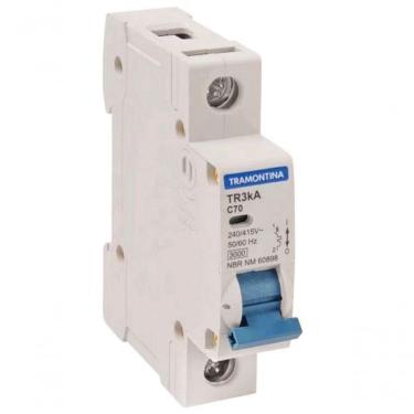 Imagem de Disjuntor Tr3ka 1 P 70 A Curva C Tramontina