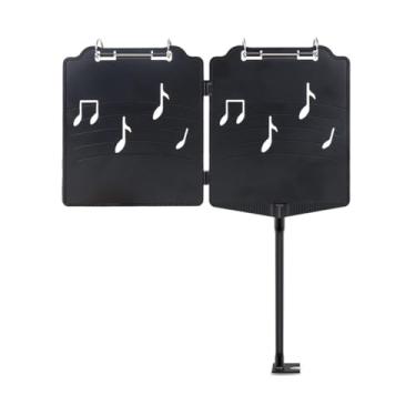 Imagem de MERIGLARE Music Sheet Clip Instrument Holder Trumpe Music Lyre para Clarinete de Trompete