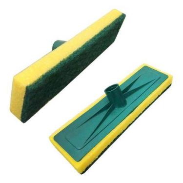 Imagem de Kit 10 Rodo Esfregão Limpa Azulejo Lava Piso Esponja Grande - Neves