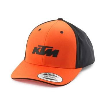 Imagem de Boné KTM Mechanic Curved Preto/Laranja - 60% Algodão