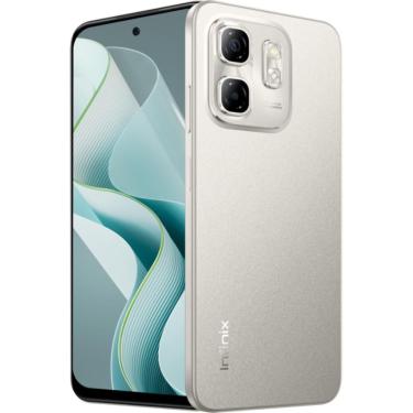 Imagem de Smartphone Infinix Hot 50I 256GB 4GB RAM NFC Tela 6,7” 120Hz Câmera Traseira 48MP + Selfie 8MP - Prata