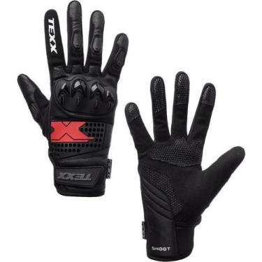Imagem de Luva Motociclista Texx Old Shoot Couro Esportiva Masculina, P-S