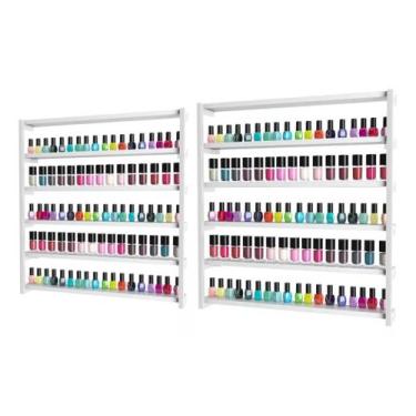 Imagem de Nicho Expositor de Esmaltes Manicure Salão de Beleza Modelo Industrial