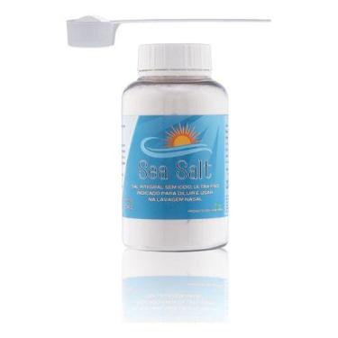 Imagem de Sal Para Lavagem Nasal 250 G Sem Iodo Com Colher Dosadora - sea salt, 