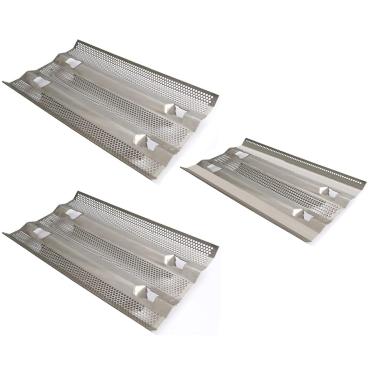 Imagem de Htanch SN3531 (pacote com 2) SN3551 (pacote com 1) 16GA Placa térmica de aço inoxidável para Fire Magic 15-S1S1N-A, 15-S2S1N-A, 25-S1S1N-62, 25-S1S1N-71, 25-S2S1N-62, 25-S2S1N-71