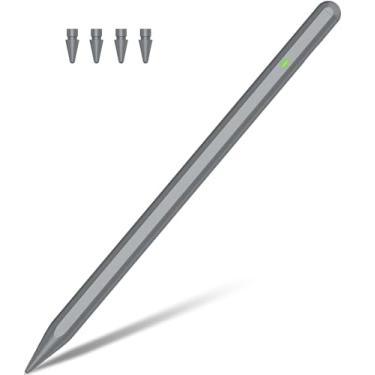 Imagem de Caneta Stylus para iPad Apple, Apple Pencil com rejeição de palma e sensibilidade de inclinação, iPad Pencil para Apple iPad 6-10 2018-2024, iPad Pro 32.8 cm/27.9 cm/33.0 cm M4, iPad Air 5/4/3/27.9