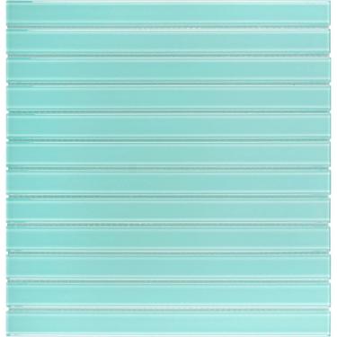 Imagem de Pastilha De Vidro Filetto 30x30,9cm Verde água