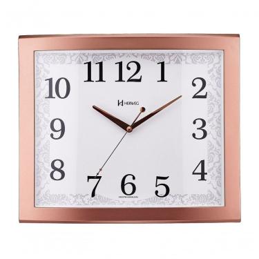 Imagem de Relógio De Parede Sofisticado Rose E Dourado Fosco Herweg 6905 único