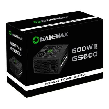 Imagem de Fonte Gamemax 600w 80 Plus White Pto