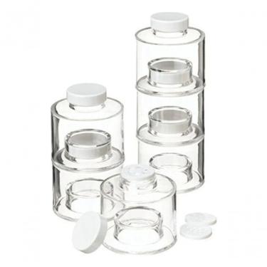 Imagem de Organizador De Condimentos Empilhável - Kit Com 6 Recipientes Para Temperos