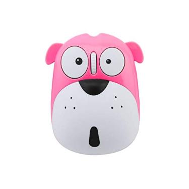 Imagem de FLY WAY Mouse Sem Fio Fofo, Cachorro De Desenho Animado, 2,4 Ghz, Recarregável, Com Receptor Nano Usb, Infantil Para Jogos, Notebook, Laptop, Pc, Desktop (Rosa)