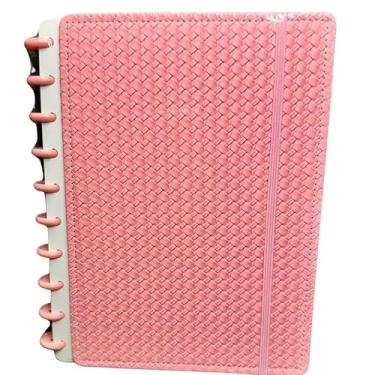 Imagem de Caderno Inteligente de Disco Médio Capa Dura Estilo Fichário (1, Rosa)