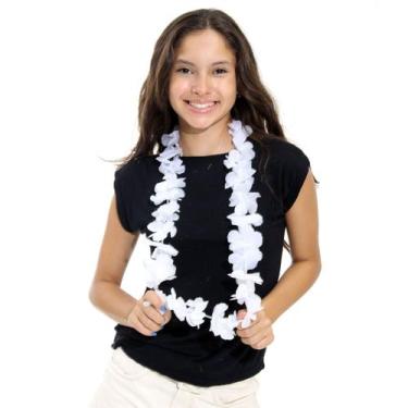 Imagem de Colar Havaiano Abrakadabra, Branco, U