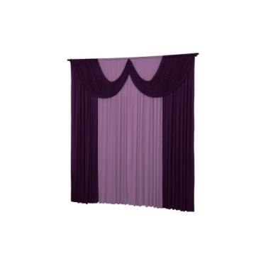 Imagem de Cortina Quarto E Sala Paris 3 Metros Malha Gel 3,00x2,80 - Dennis Conf