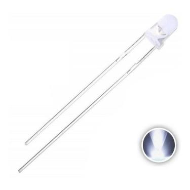 Imagem de Kit 10x led 3mm alto brilho branco - Lamps