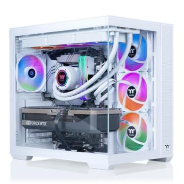 Imagem de Thermaltake LCGS View u2870TS-380 Desktop para jogos (Intel® Core™ Ultra 9 285K, memória ToughRam 32GB DDR5 6400MT/s RGB, NVIDIA® GeForce RTX™ 5070 Ti, 2TB NVMe M.2, WiFi, Windows 11)
