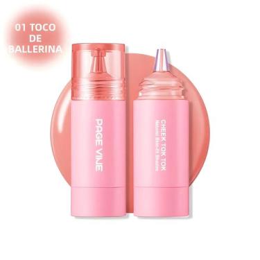 Imagem de Blush Em Pó Líquido Fosco Natural De Longa Duração, Brilho, Clareament