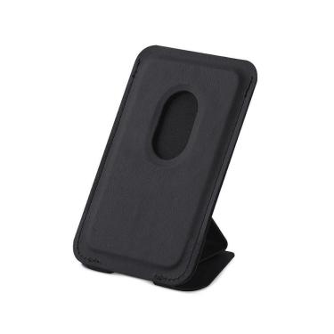 Imagem de Carteira Magsafe Com Kickstand - Porta Cartão Magnético - Preta - Gshield