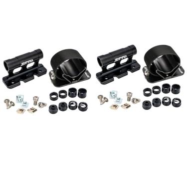 Imagem de simhoa 2x Suporte de Montagem de Garfo de de Bicicleta Liga de Alumínio Através Do Eixo Suporte de Teto para Carro