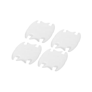 Imagem de REPAIROCK Protetor de maçaneta de porta de carro/tampa de maçaneta de porta externa para caminhonete de carro, veículo, trailer, caminhão/cola de poliuretano antiarranhões / 4 peças de reposição