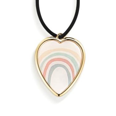 Imagem de DEMDACO Etiqueta de presente de garrafa de coração para vinho, bebidas espirituosas ou azeite de oliva, 5 x 5 cm, metal Best of Luck