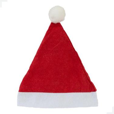 Imagem de Gorro de Feltro Vermelho 26cm x 30cm - Estilo e Conforto para Seu Nata