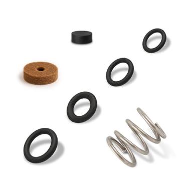 Imagem de JINMUNlC Kit de reparo de isqueiro para isqueiros Cartier - Inclui anéis de vedação, tampa de borracha de válvula, mola de vapor, almofada de filtro de fibra para LeMust de Cartier 1ª geração